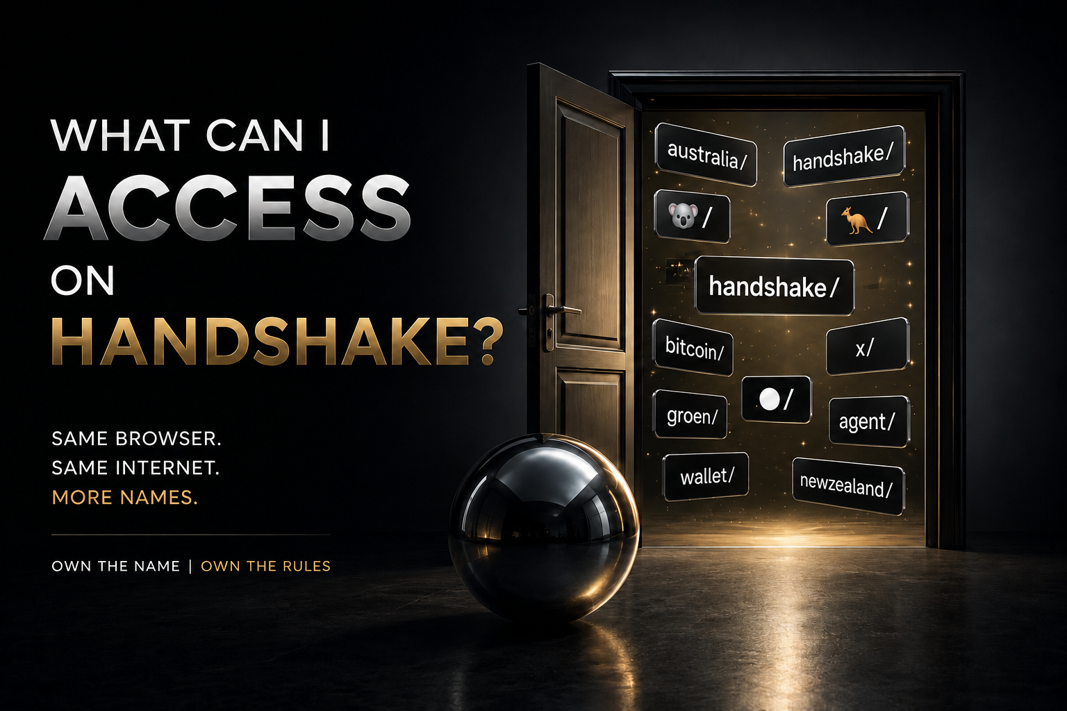 What Can I Access on Handshake?
